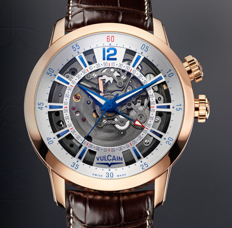 часы Vulcain Anniversary Heart Gold