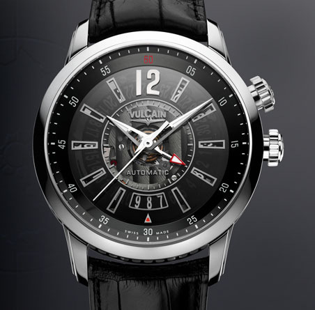 часы Vulcain Anniversary Heart Automatic Steel