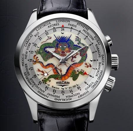 часы Vulcain Cloisonne The Dragon