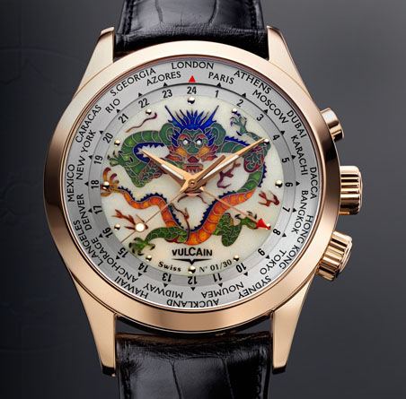 часы Vulcain Cloisonne The Dragon