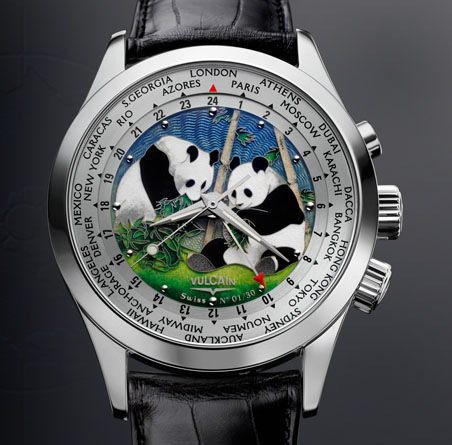часы Vulcain Cloisonne The Pandas