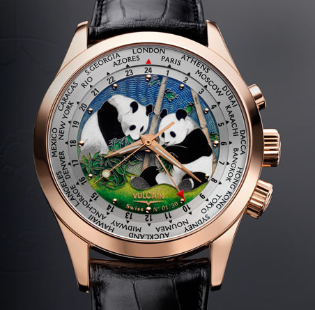 часы Vulcain Cloisonne The Pandas