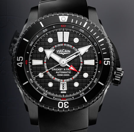 часы Vulcain Cricket X-TREME Automatic Titanium & Steel