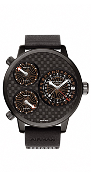 часы Glycine Airman 7 Titanium black DLC