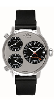 часы Glycine Airman 7 silver circle