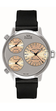 часы Glycine Airman 7 silver circle