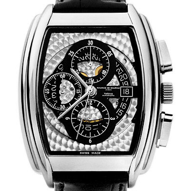 часы Maurice de Mauriac Tonneau XL Chronograph Skeleton
