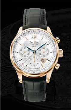 часы Paul Picot Chrono GMT Gold 42 mm