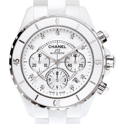 часы Chanel J12 Céramique blanche