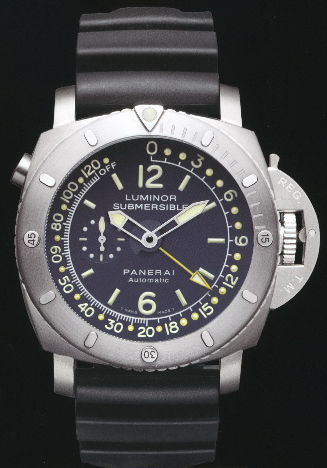  Panerai 2008 Special Edition Luminor 1950 Pangaea Submersible Depht Gauge