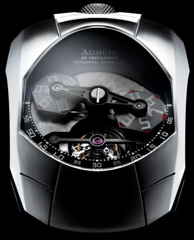часы Azimuth Twin Barrel Tourbillon