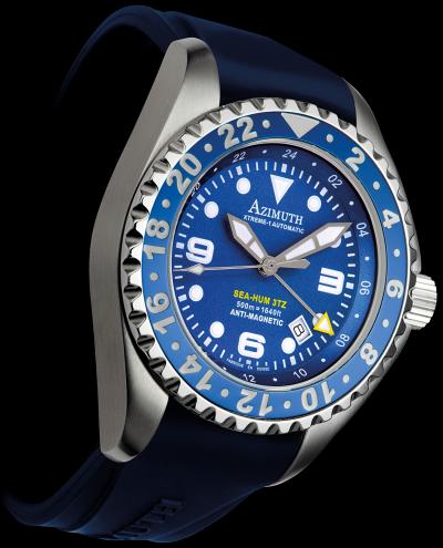 часы Azimuth Sea-Hum 3TZ (3Time Zone)