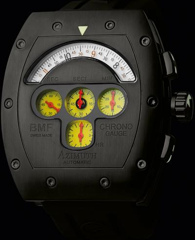 часы Azimuth Chrono Gauge BMF PVD