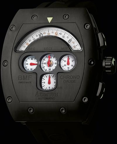 часы Azimuth Chrono Gauge BMF PVD