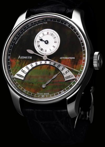  Azimuth Regulateur Retrograde Minutes Black Mother-of-Pearl