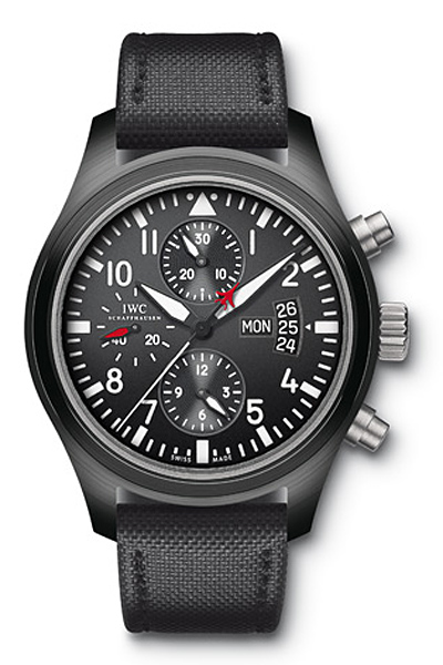 часы IWC Pilot's Watch Double Chronograph Edition TOP GUN