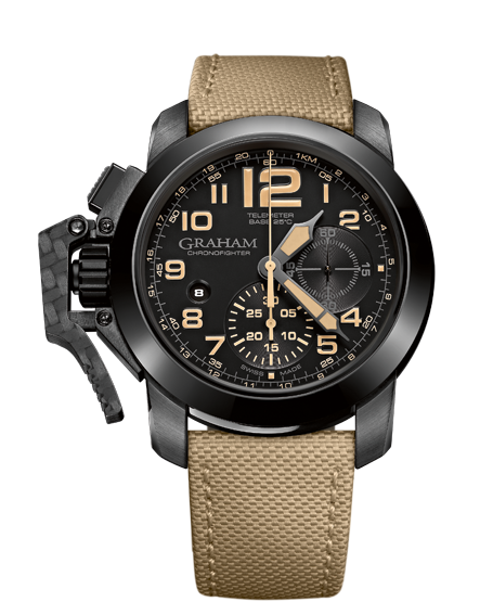  Graham CHRONOFIGHTER OVERSIZE BLACK Sahara