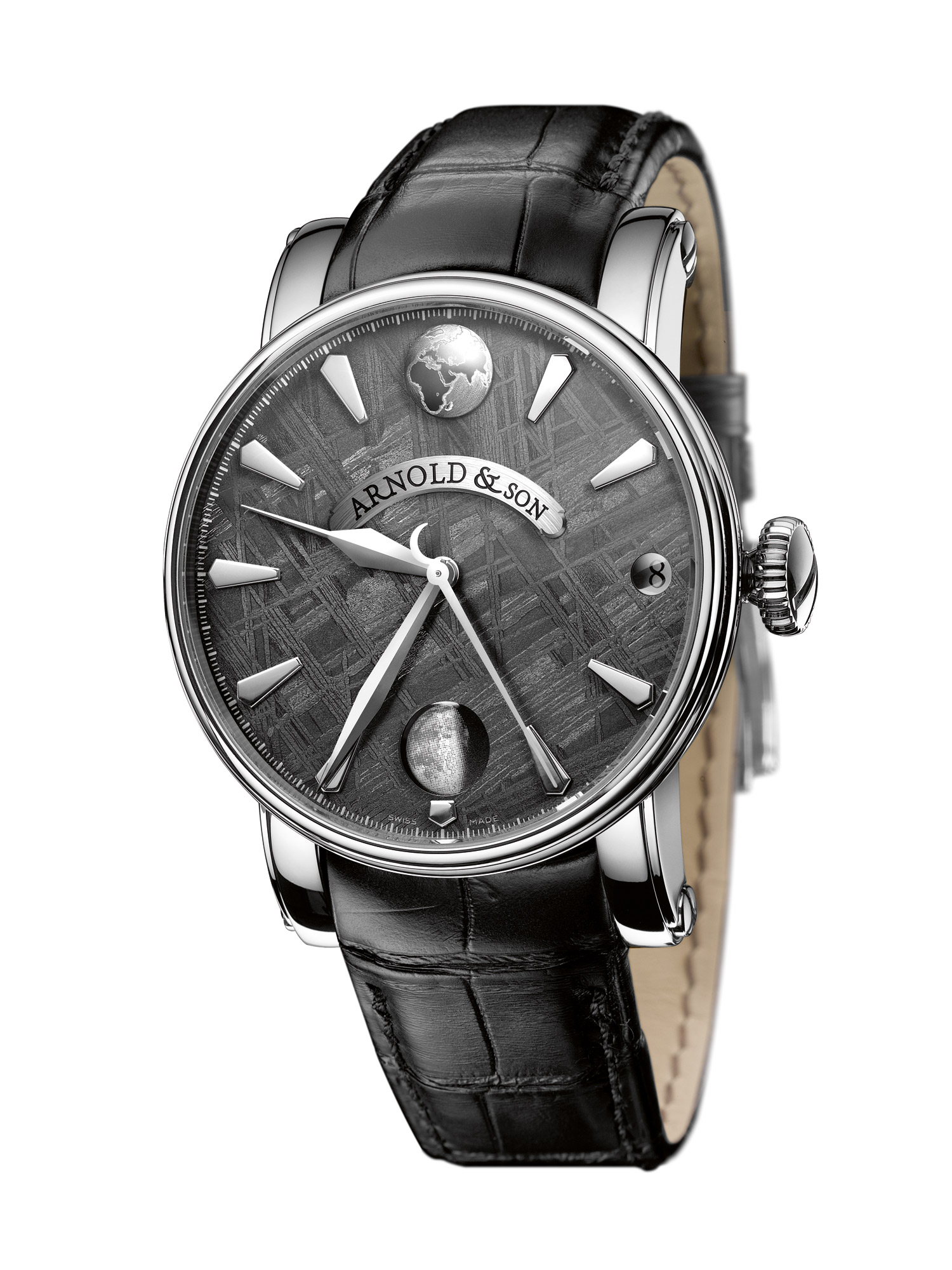 часы Arnold & Son True Moon Meteorite