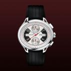 Chronograph bicolour silvered dial