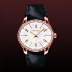 Lady quartz red gold diamonds white mother of pearl