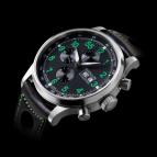 48mm Automatic Chronograph Black Green