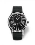 Petite Heure Minute Medium Black Enamel