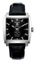 Monaco Automatic (SS / Black / Leather)