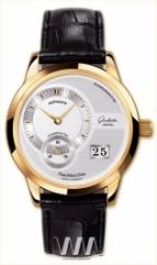 Glashutte Original Panomaticdate (RG / Silver / Leather)