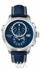 Glashutte Original Panomaticchrono XL (Pt / Black / Leather)