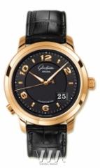 Glashutte Original Panomaticcentral XL (RG / Black / Leather)