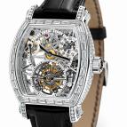 Tonneau Tourbillon Haute Joaillerie Squelette