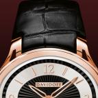  Davidoff Lady quartz red gold bicolour dial