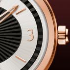 часы Davidoff Lady quartz red gold bicolour dial