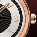  Davidoff Lady quartz red gold bicolour dial