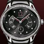  Davidoff Lady quartz diamonds black dial