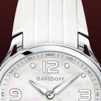 часы Davidoff Lady quartz white mother of pearl dial