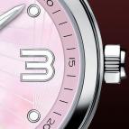  Davidoff Lady quartz pink mother of pearl dial