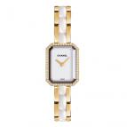 часы Chanel Or jaune, cadran blanc laqué