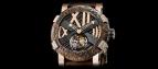  Romain Jerome Titanic-DNA  Rusted steel T-oxy IV Tourbillon pink gold white diamonds set paws Ultimate