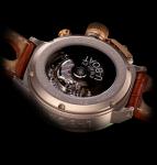 часы U-Boat Flightdeck Titanium Gold Bezel
