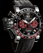 CHRONOFIGHTER OVERSIZE GMT BORDEAUX STEEL